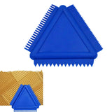 Wood Grain Tool Soft Reusable Wood Graining Tool for Furniture Floor Cabinet Blue