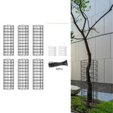 Maxbell 6Pcs Tree Wrap Cage Plant Guard Accessory Lightweight Damaged Bark Protector