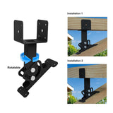 Maxbell Roof Riser Bracket Pergola Roof Riser Beam Bracket for Pergola Gazebos Patio