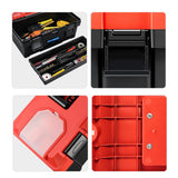 Maxbell Tool Box with Handle Portable for Professional Maintenance Father’S Day Gift 19 Inch