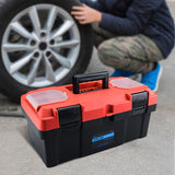 Maxbell Tool Box with Handle Portable for Professional Maintenance Father’S Day Gift 19 Inch