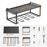 Maxbell Power Tool Organizer Wall Mounted Heavy Duty Tool Shelf for Home Improvement