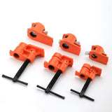 Wood Gluing Pipe Clamp Set Pipe Clamps for DIY Projects Workshop Woodworking 0.5inch