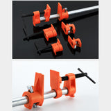 Wood Gluing Pipe Clamp Set Pipe Clamps for DIY Projects Workshop Woodworking 0.5inch