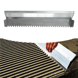 Maxbell Square Notch Trowel Accessory for Remodelers Professional Contractors Diy'er 60CM Length