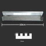 Maxbell Square Notch Trowel Accessory for Remodelers Professional Contractors Diy'er 60CM Length