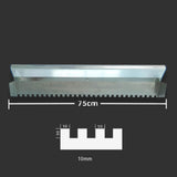Maxbell Square Notch Trowel Accessory for Remodelers Professional Contractors Diy'er 75CM Length
