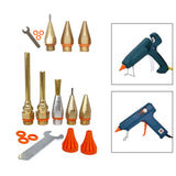 Maxbell Maxbell Nozzle for Hot Glue Tool Replaceable Accessories for 11mm Thread Power Tools 7pcs
