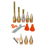 Maxbell Maxbell Nozzle for Hot Glue Tool Replaceable Accessories for 11mm Thread Power Tools 7pcs