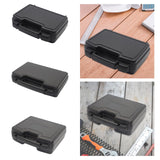 Maxbell Plastic Tool Storage Box with Handle Hard Carrying Case for Travel Transport 26.5x21x8cm