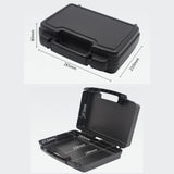 Maxbell Plastic Tool Storage Box with Handle Hard Carrying Case for Travel Transport 26.5x21x8cm