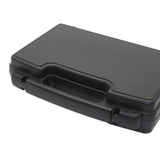 Maxbell Plastic Tool Storage Box with Handle Hard Carrying Case for Travel Transport 35.5x26.5x9cm