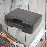 Maxbell Plastic Tool Storage Box with Handle Hard Carrying Case for Travel Transport 31.5x29x11cm