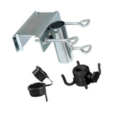 Maxbell Patio Sunshade Umbrella Stand Clip for Beach Courtyard Sturdy Easily Install Black Hook