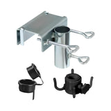 Maxbell Patio Sunshade Umbrella Stand Clip for Beach Courtyard Sturdy Easily Install Black Hook
