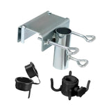 Maxbell Patio Sunshade Umbrella Stand Clip for Beach Courtyard Sturdy Easily Install Black Hook