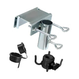 Maxbell Patio Sunshade Umbrella Stand Clip for Beach Courtyard Sturdy Easily Install Black Hook