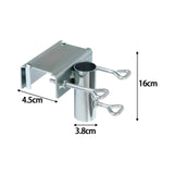 Maxbell Patio Sunshade Umbrella Stand Clip for Beach Courtyard Sturdy Easily Install Black Hook