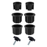 Maxbell Umbrella Base Stand Hole Rings Plug Cover Detachable Fixing for Outdoor Patio 8Pcs