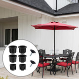 Maxbell Umbrella Base Stand Hole Rings Plug Cover Detachable Fixing for Outdoor Patio 8Pcs