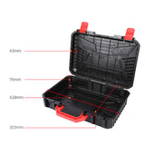 Maxbell Portable Tool Box Storage Case Versatile for Outdoor Accessories Lightweight 428x303x131mm