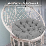 Maxbell 2xPapasan Chair Cushion Egg Chair Cushion Round 15.7inch for Family Rooms