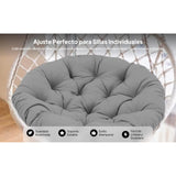 Maxbell 2xPapasan Chair Cushion Egg Chair Cushion Round 15.7inch for Family Rooms