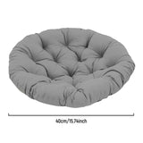 Maxbell 2xPapasan Chair Cushion Egg Chair Cushion Round 15.7inch for Family Rooms