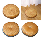 Maxbell Maxbell Round Floor Cushion Sitting Decorative Window Cushion for Beds, Sofas brown