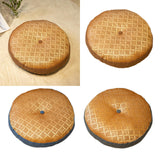 Maxbell Maxbell Round Floor Cushion Sitting Decorative Window Cushion for Beds, Sofas brown