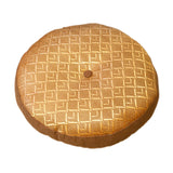 Maxbell Maxbell Round Floor Cushion Sitting Decorative Window Cushion for Beds, Sofas brown