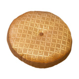 Maxbell Maxbell Round Floor Cushion Sitting Decorative Window Cushion for Beds, Sofas brown