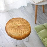 Maxbell Maxbell Round Floor Cushion Sitting Decorative Window Cushion for Beds, Sofas brown