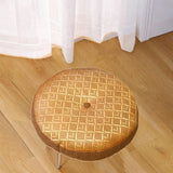 Maxbell Maxbell Round Floor Cushion Sitting Decorative Window Cushion for Beds, Sofas brown