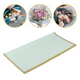 Maxbell Maxbell 20Pcs Flower Wrapping Paper Waterproof Simple for Wedding Gift Box Valentine Blue