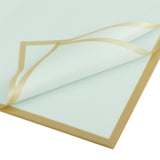 Maxbell Maxbell 20Pcs Flower Wrapping Paper Waterproof Simple for Wedding Gift Box Valentine Blue