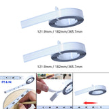 Maxbell Maxbell Self Adhesive Measuring Tape Accurate Imperial Scale Workbench Ruler for Saw 4FT Left to Right