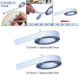 Maxbell Maxbell Self Adhesive Measuring Tape Accurate Imperial Scale Workbench Ruler for Saw 4FT Left to Right