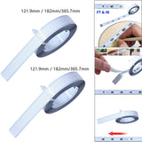Maxbell Maxbell Self Adhesive Measuring Tape Accurate Imperial Scale Workbench Ruler for Saw 4FT Left to Right