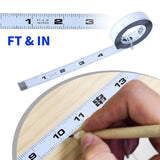 Maxbell Maxbell Self Adhesive Measuring Tape Accurate Imperial Scale Workbench Ruler for Saw 4FT Left to Right