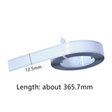 Maxbell Maxbell Self Adhesive Measuring Tape Accurate Imperial Scale Workbench Ruler for Saw 12FT Right to Left