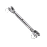 Jaw and Jaw Turnbuckle Outdoor Turnbuckle Rigging Screw for Tensioning Cable M6