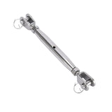 Jaw and Jaw Turnbuckle Outdoor Turnbuckle Rigging Screw for Tensioning Cable M6