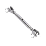 Jaw and Jaw Turnbuckle Outdoor Turnbuckle Rigging Screw for Tensioning Cable M6