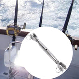 Jaw and Jaw Turnbuckle Outdoor Turnbuckle Rigging Screw for Tensioning Cable M6