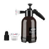 Maxbell Car Wash Foam Sprayer Portable 2L Water Sprayer for Home Garden Watering Pet black gray