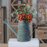 Maxbell Watering Can Flowerpot Iron Kettle Flower Pot for Desktop Office Living Room Style A