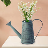 Maxbell Watering Can Flowerpot Iron Kettle Flower Pot for Desktop Office Living Room Style A