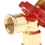 Maxbell Propane Gas Splitter Adapter Quick Connect for Camping Stoves Heater Trailer