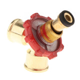 Maxbell Propane Gas Splitter Adapter Quick Connect for Camping Stoves Heater Trailer